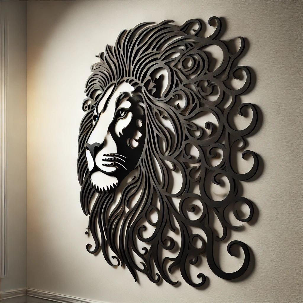Custom Laser-Cut Wooden Art